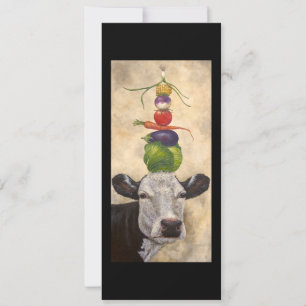 Kuh mit Veggia-Flachkarte