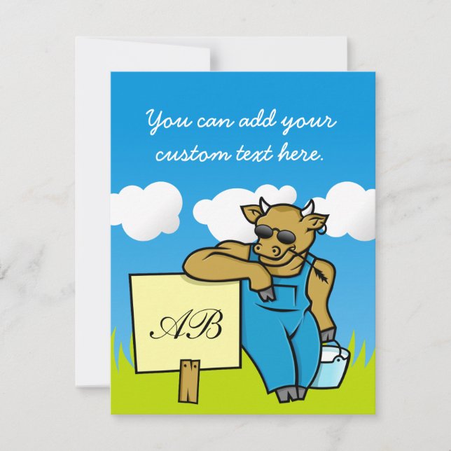 Kuh mit Zeichen (Vorderseite)