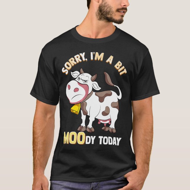 Kuh Moody Pun Farm T-Shirt (Vorderseite)