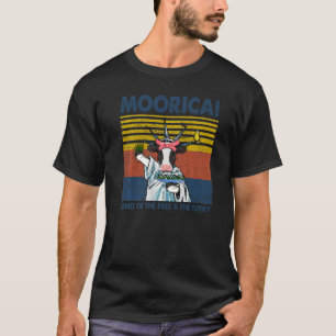 Kuh Moofica Land Der Freien Felligen Bauern Kuh Re T-Shirt