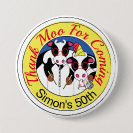 Kuh Moosicians Birthday Party Button