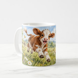 Kuh-Mug mit ein bisschen Freude Kaffeetasse