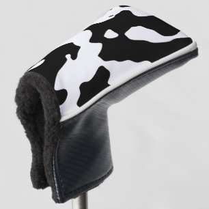 Kuh-Muster Schwarzweiss Golf Headcover