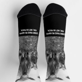 Kuh Nachhaltige Premium-Crew-Socken Socken