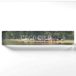 Kuh Namensplakette