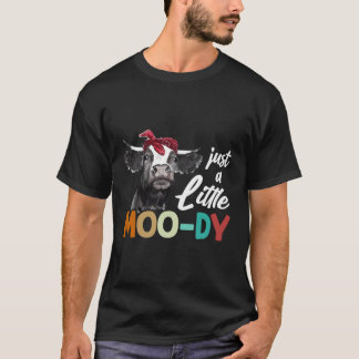 Kuh - nur ein kleiner Moo-Dy - Kuh's Lover - Funny T-Shirt