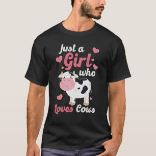 Kuh Nur Ein Mädchen Das Kühe Liebt Bauer Metzger M T-Shirt