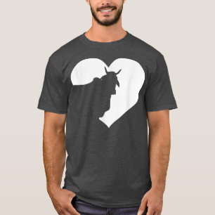 Kuh nur ein Mädchen, das Lieben Kühe Bauer Herz Vi T-Shirt