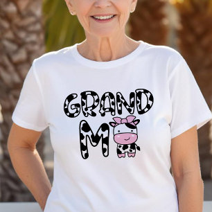 Kuh Oma Großmutter Matching T - Shirt