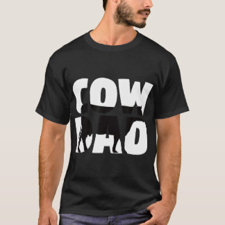 Kuh Papa Kuh Für Vater Zoo Tier T-Shirt