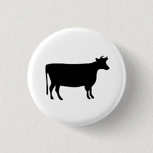 'Kuh' Piktogramm-Schaltfläche Button