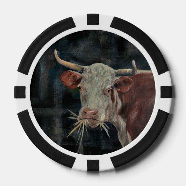 Kuh-Poker-Chip Pokerchips (Vorderseite)