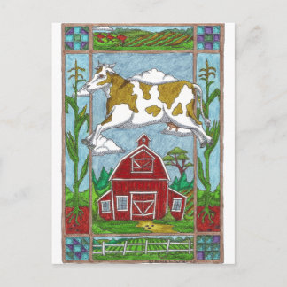 Kuh Postkarte