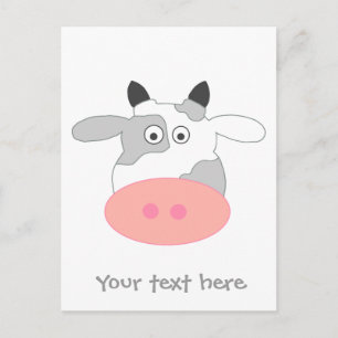 Kuh Postkarte