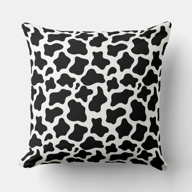 Kuh Print Accent Pillow Kissen (Vorderseite)