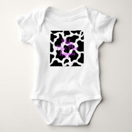 Kuh Print Baby Strampler