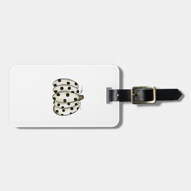 Kuh Print Pumpkin Erntedank Fall Rind Gepäckanhänger (Vorderseite horizontal)