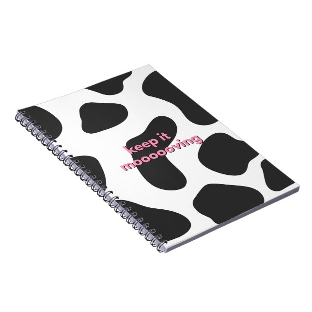 Kuh Print Uni Ruled Notebook Notizblock (Rechte Seite)