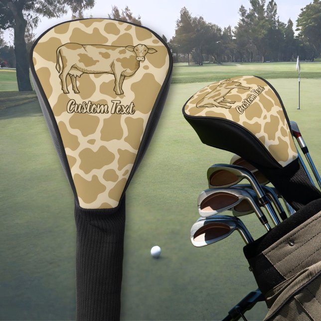 Kuh Profil Golf Head Cover Headcover (Von Creator hochgeladen)