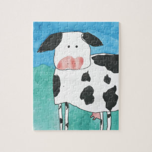 Kuh-Puzzlespiel Puzzle