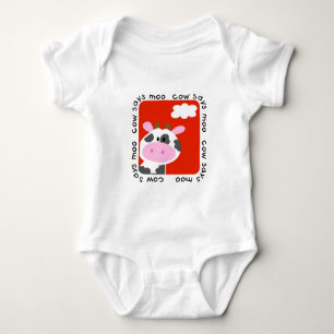 Kuh sagt MOO-T-Shirts und -geschenke Baby Strampler