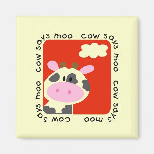 Kuh sagt MOO-T-Shirts und -geschenke Magnet