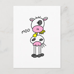 Kuh sagt Moo T-Shirts und Geschenke Postkarte