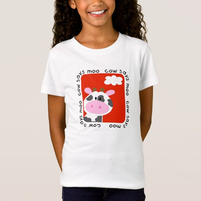 Kuh sagt MOO-T-Shirts und -geschenke T-Shirt (Vorderseite)