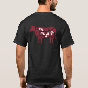 Kuh schneiden - Herde abziehen T-Shirt