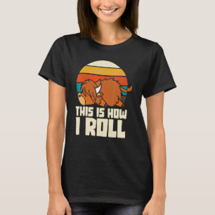 Kuh Schottland Highland Kuh Rind Schottischer Spaß T-Shirt