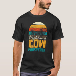 Kuh Schottland Highland-Rind Rindvieh Schottisch L T-Shirt
