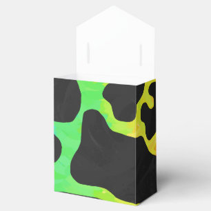 Kuh Schwarz und Regenbogen Geschenkschachtel