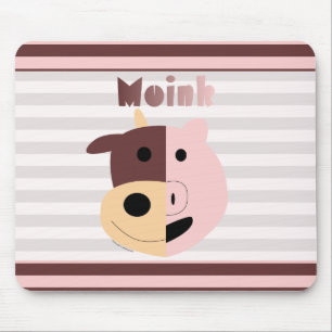 Kuh + Schwein = Moink mousepad