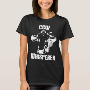 Kuh Shisperer schwarz und weiß für Männer und Frau T-Shirt