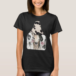 Kuh Show Tag Rindleder Western Südliche Farm Tier T-Shirt