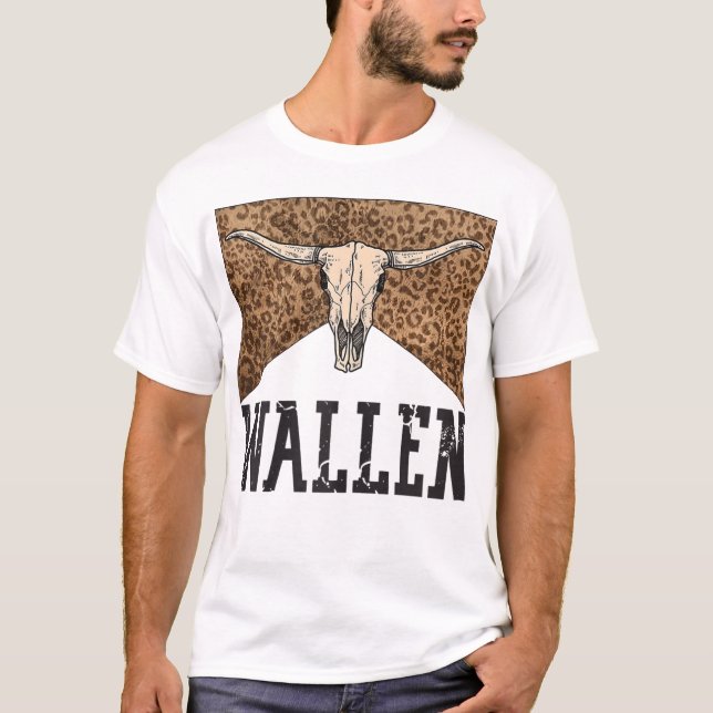 Kuh Skull Wallen West T-Shirt (Vorderseite)