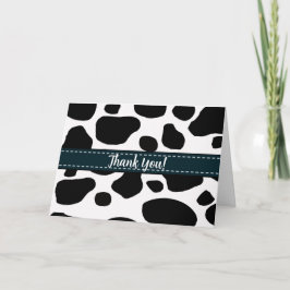 Kuh Spots alle erstaunlich danken Sie Hinweis Dankeskarte