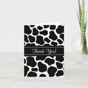 Kuh Spots Danke Notiz