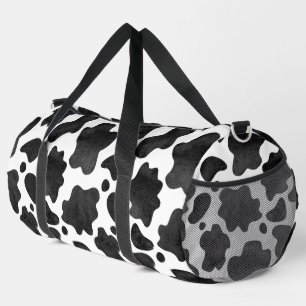 Kuh-Spots Muster Schwarz-Weiß-Tierdruck Duffle Bag