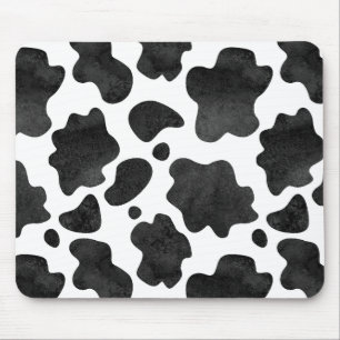 Kuh-Spots Muster Schwarz-Weiß-Tierdruck Mousepad