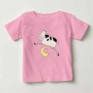 Kuh springt über Mond-T-Shirts und Geschenke Baby T-shirt