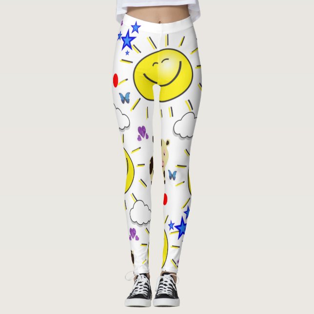 Kuh Sun Leggings (Vorderseite)