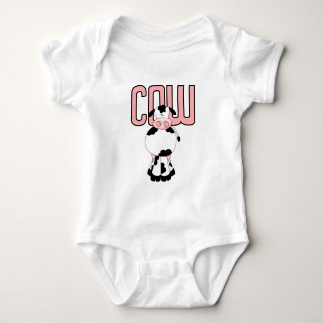 Kuh-T-Shirts und Geschenke Baby Strampler (Vorderseite)