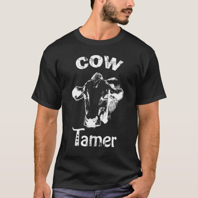 Kuh Tamer Circus Master gestört T-Shirt (Vorderseite)
