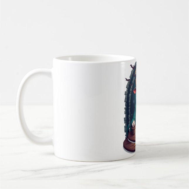 Kuh-Tarot des Terrors Kaffeetasse (Links)