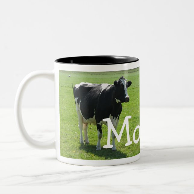 Kuh-Tasse Zweifarbige Tasse (Links)