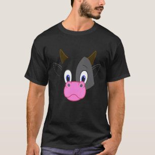 Kuh Tier Faul DIY-Kostüm Einfacher Halloween 2022 T-Shirt