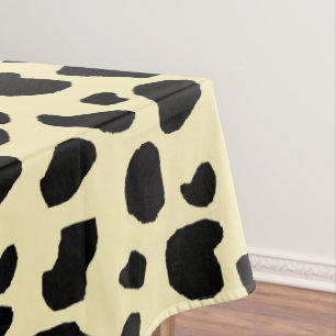 Kuh Tier Haut Farb Muster Design  Tischdecke