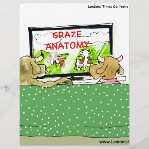 Kuh TV Shows Lustiger Cartoon