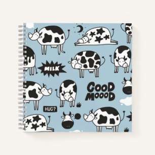 Kuh und Milch Notizbuch